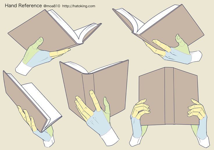 hands are holding open books and touching each other