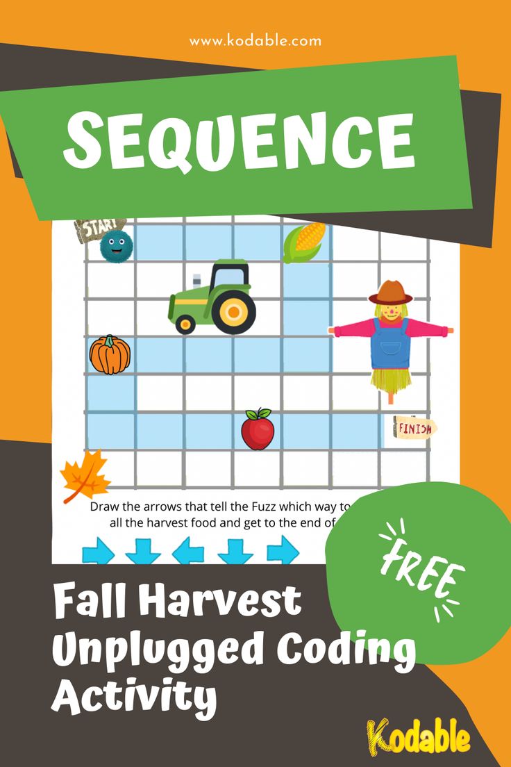 the fall harvest unplugged activity for kids