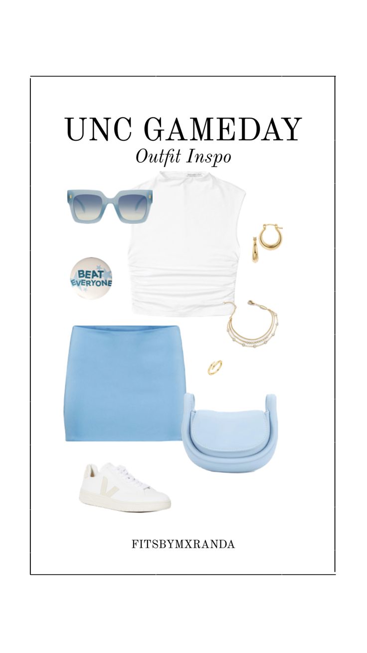 UNC GAMEDAY OUTFIT | LTK IN BIO #outfitinspo #gamedayfit #gamedayoutfit #unc Unc Game Day Outfit, Unc Game Day, Unc Outfit, University Outfits, University Outfit, Game Day Outfit, Gameday Outfit, Day Outfit, Game Day