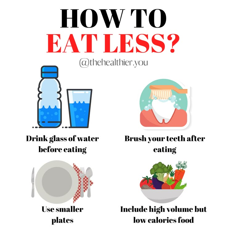 Better Diet Tips, Ways To Eat Less, What To Eat To Feel Full, Tips To Eat Less, How To Eat Slower Tips, Diet Tips And Tricks, How To Not Eat Food, How To Be Less Irritable, Tips For Eating Healthier