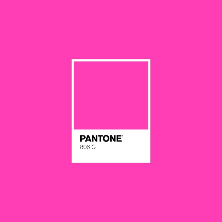 the pantone logo on a pink background