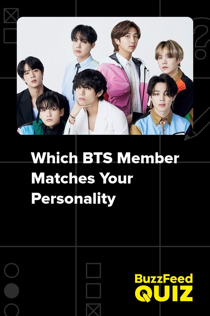 the poster for which bts member matches your personality