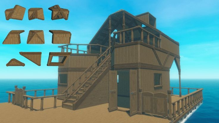 Raft Building, Raft Boat, House Games, Space Pictures, Gaming Decor, Minecraft Designs, Rafting, Game Design, Building A House