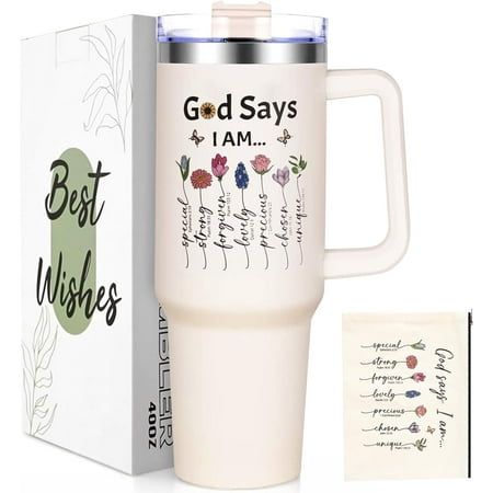 a white coffee mug with the words best wishes printed on it next to a box