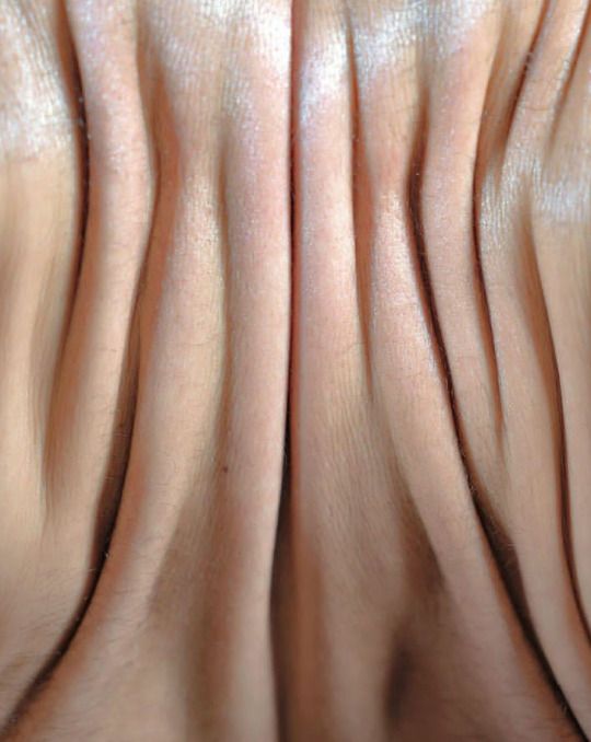 closeup of the skin on a woman's face