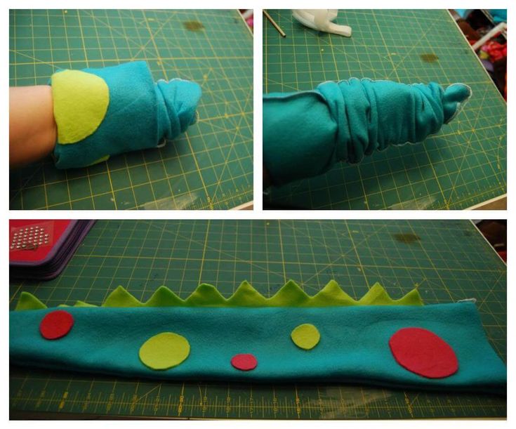 the process of making an alligator costume