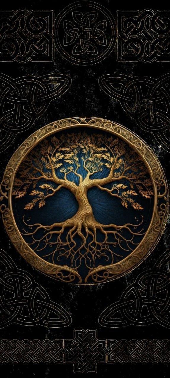 Viking Wallpaper, Wallpaper Images, Norse Mythology, Android Wallpaper, Phone Wallpapers, Tree Of Life, The Tree, Vikings, Phone Wallpaper