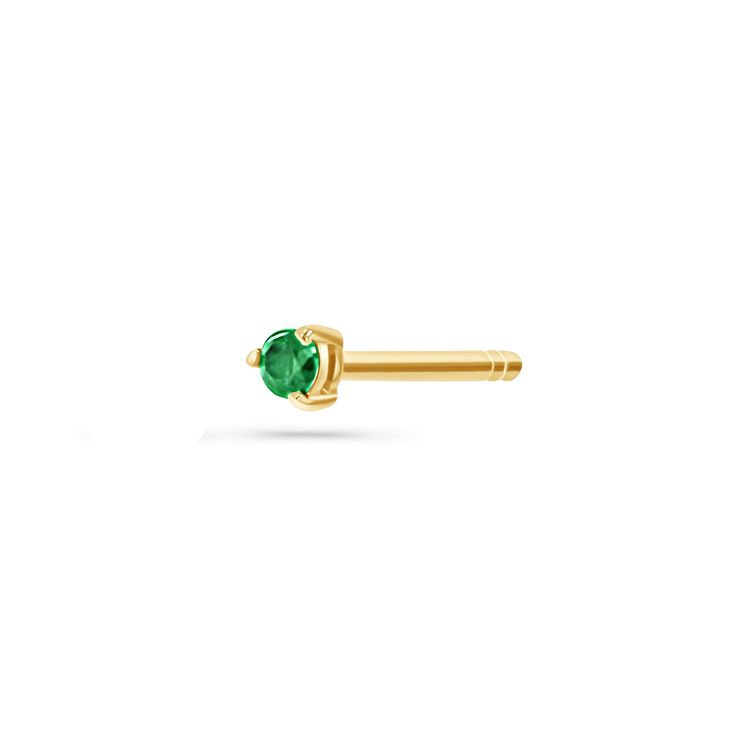 Our cult favorite Tiny Diamond Studs now made better than ever in all your favorite gems! These Tiny Gemstone Stud Earrings are a minimalist genuine colored gem stud collection that brings a vibrant pop of color to your everyday look. Perfectly sized for second piercings or subtle statements, each delicate gemstone is set in 14K solid gold and designed to celebrate the month that’s uniquely yours. Choose from a radiant selection of Emerald, Blue Sapphire and Ruby gemstone hues that are ideal for layering or wearing solo!

Size: 1.80mm Gemstones - Approx. 0.06cts For Pair

Genuine High Quality Natural Gemstones
Solid 14K Gold
Lifetime Guarantee
Made in Los Angeles Second Piercings, Second Piercing, Emerald Blue, Gemstone Stud Earrings, Tiny Diamond, Colored Gems, Gemstone Studs, Ruby Gemstone, Diamond Studs