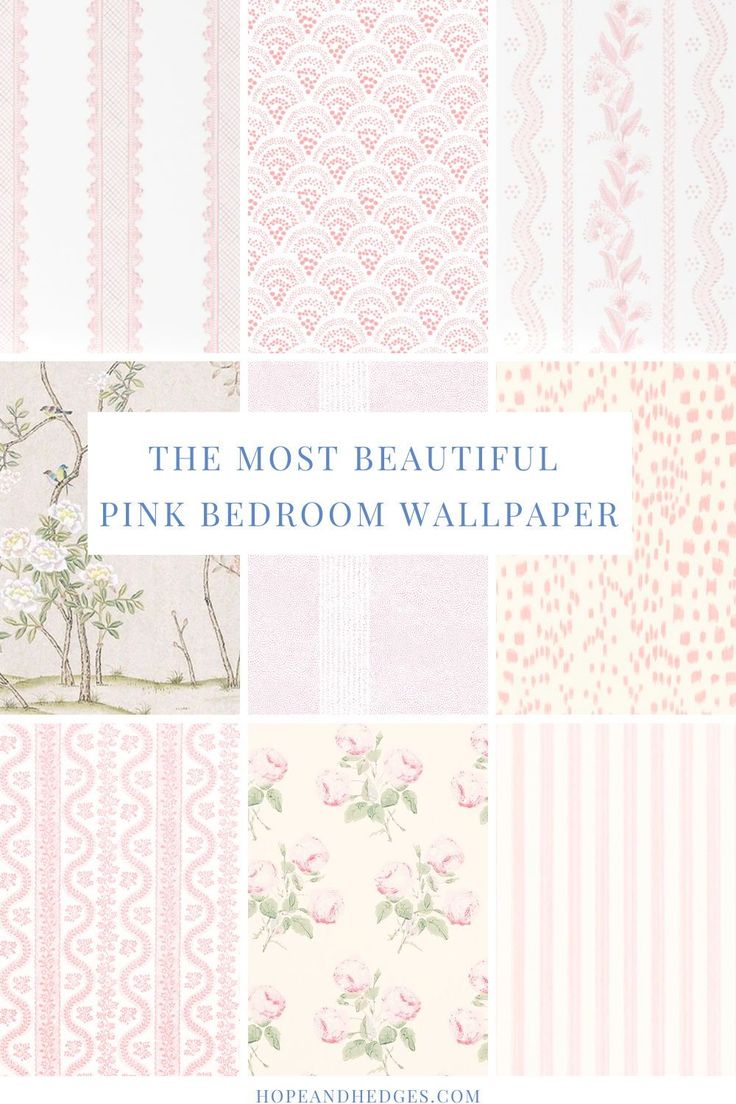 the most beautiful pink bedroom wallpapers for girls and men in their home decor