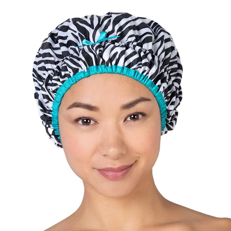 PRICES MAY VARY. WATERPROOF VINYL ALTERNATIVE: Form, function, and fun! The Betty Dain Fashionista Collection of stylish shower caps feature stretchable elastic trim to fit most head sizes and a soft, waterproof design made from frosted PEVA, an non-chlorinated alternative to vinyl. These sassy shower caps will stay clean and fresh shower after shower! MULTI-USE VERSATILITY: Use our shower caps to keep hair dry in the shower or bath, or switch it up and use at night to protect day 2 styles while Bath Cap, Shower Caps, Hair Bonnet, Shower Cap, Satin Pillowcase, Elastic Band, Special Features, Waterproof Vinyl, Cool Patterns