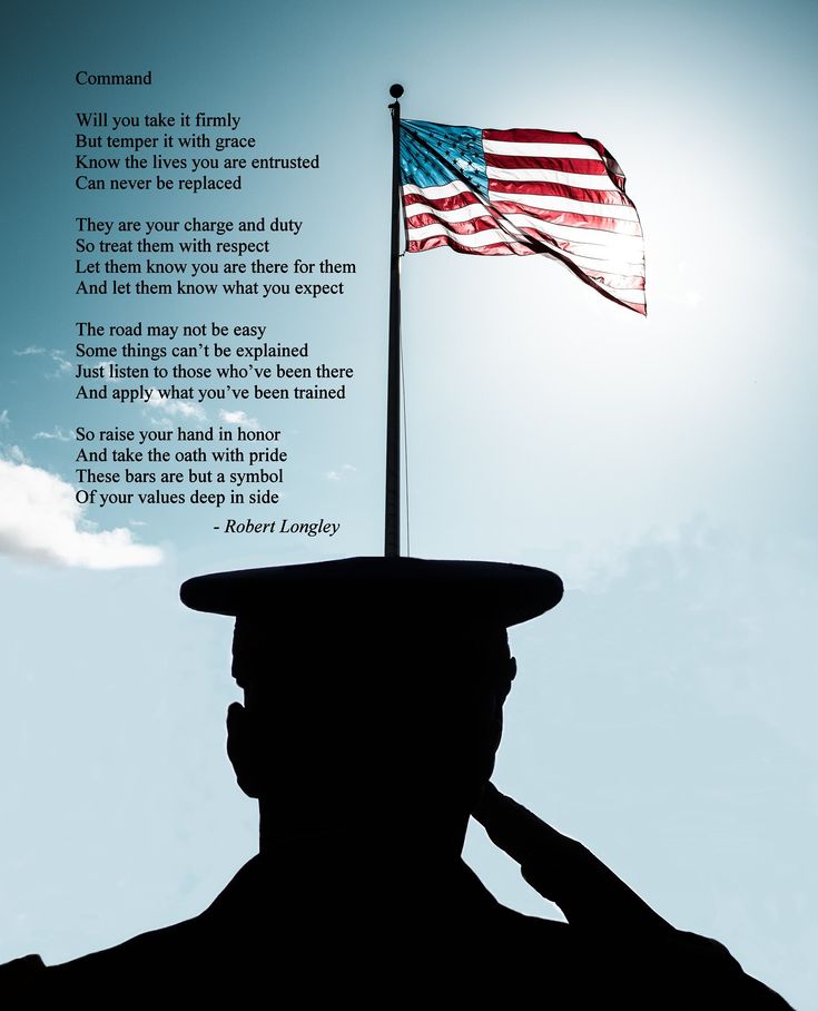 the silhouette of a man saluting an american flag