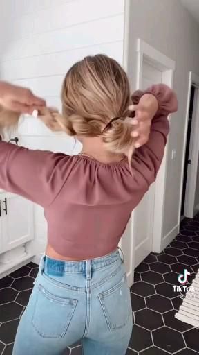 Cute Easy Updos For Medium Hair Casual, Quick Cute Updos For Long Hair, Updo Hairstyles Easy For Work, Simple Updo Hairstyles For Long Hair, Simple Up Hairstyles Easy Updo, Long Hair Work Updo Easy, Easy Updo Braid, Thick Hair Updo Easy Simple, Casual Hair Updos Easy