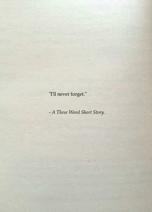 an open book with the words i'll never forget