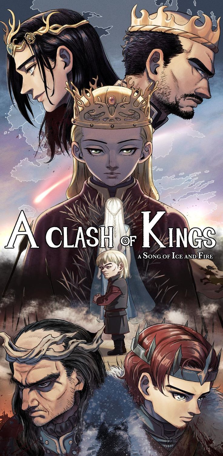 a clash of kings is shown in this poster