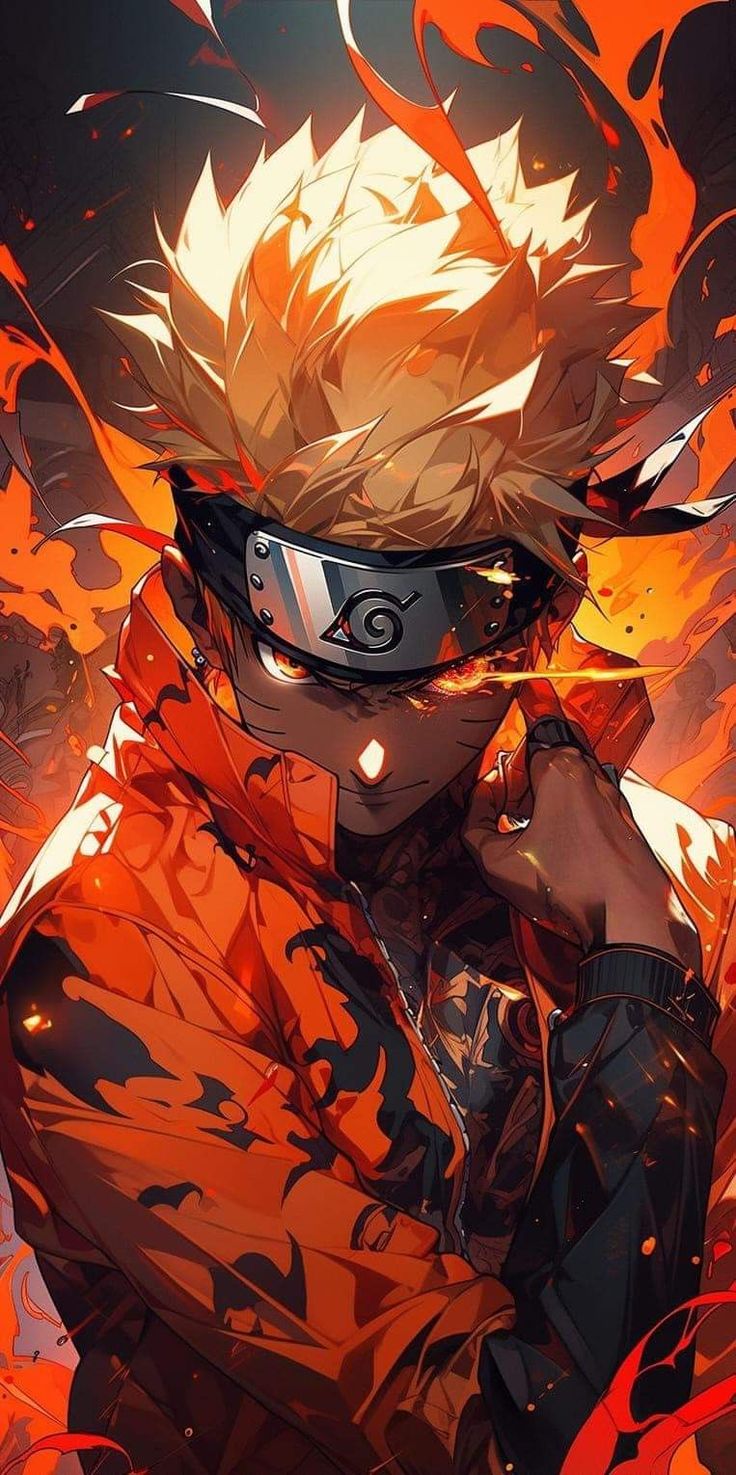 an anime character with orange hair and glasses