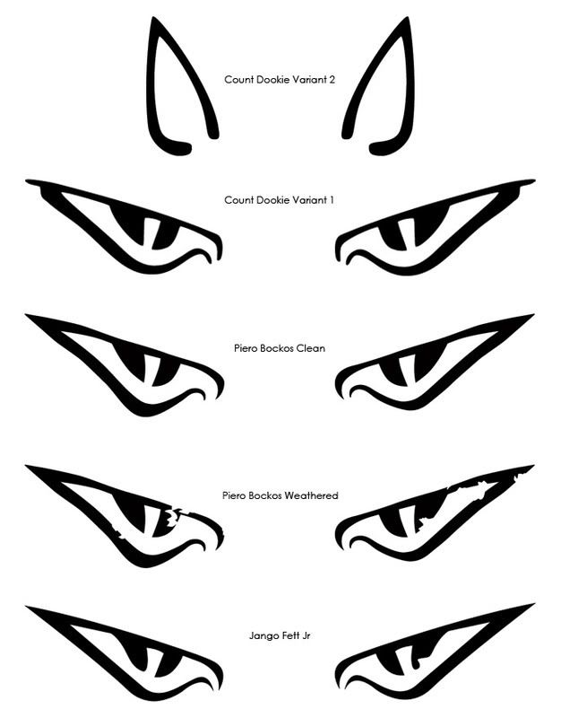 an image of the eyes of cats with different shapes and sizes, including one cat's head