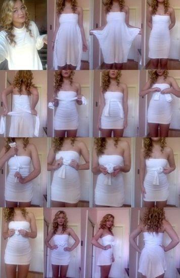 many pictures of a woman in white dress posing for the camera with her hands on her hips