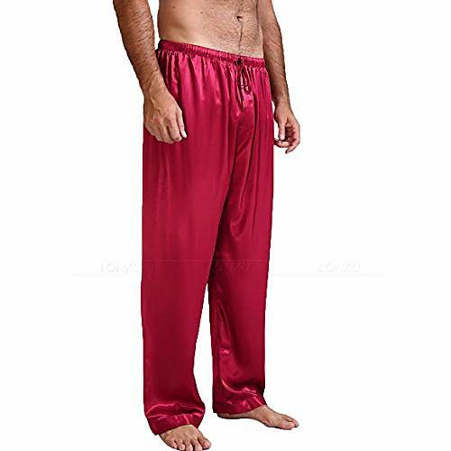 Nachtwäsche Stil:Schlafanzüge,Pyjamas; Funktion:Leicht; Kotierung:10/14/2021 Men's Sleepwear & Loungewear, Pyjamas Pants, Mens Silk Pajamas, Satin Pajama Pants, Silk Pajama Pants, Pajamas Pants, Pyjama Satin, Loose Fitting Pants, Comfortable Pajamas