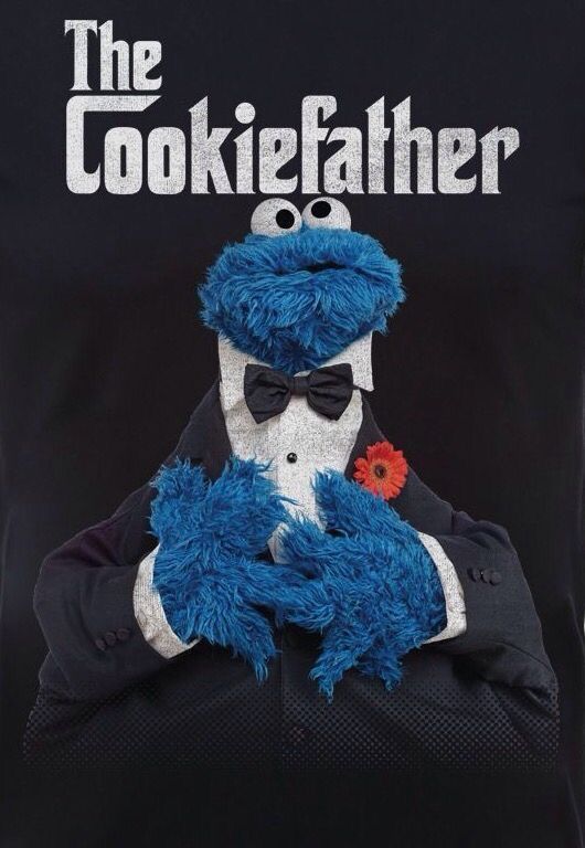 the cookiefather t - shirt has an image of a man in a suit and tie