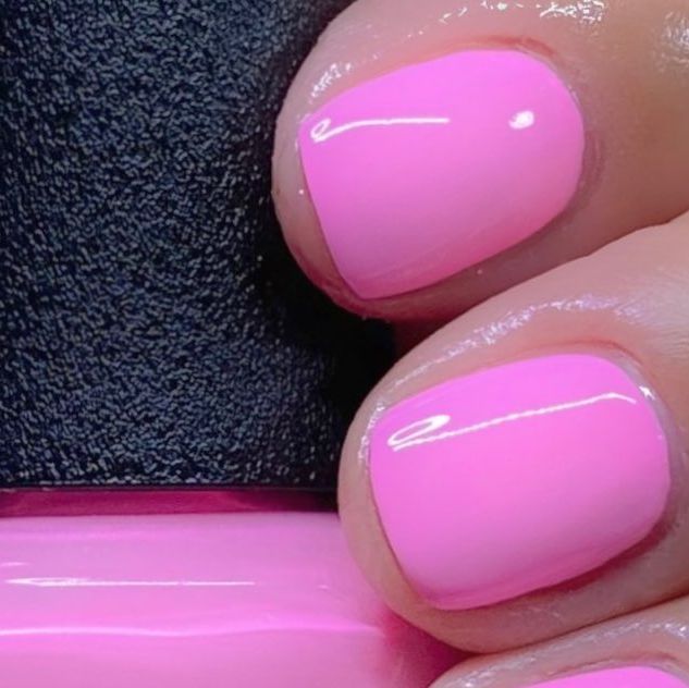 Pepto Pink Nails, Pink Bubblegum Nails, Bumble Gum Pink Nails, Barbie Pink Pedicure, Pink Nails Bubble Gum, Bubble Gum Pink Nails Design, Opi Pink Gel Polish, Bubble Pink Nails, Cotton Candy Pink Nails