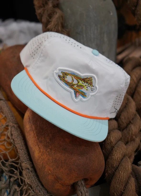 Pre order! Hats should ship in 10 to 14 days roughly! Congrats on being a first batch owner of the brand new limited artist edition hats! COLORWAY: WHITE MATERIAL: NYLON CROWN: MID HEIGHT / SEMI-STRUCTURED PANEL: 5 VENTILATION: PERFORATED HOLE BILL: Flat CLOSURE: SNAP BACK ROPE: ORANGE Affordable Summer Snapback Hat With Curved Bill, Cheap Cotton Hats With Graphic Print, Cheap Trendy Summer Snapback Hat, Leah Fish Hats, Cheap Curved Bill Snapback Hat For Beach, Cheap Fun Snapback Hat For The Beach, Affordable Trendy Flat Bill Snapback Hat, Summer Granola Flat Bill Hats, Flat Bill Granola Hats