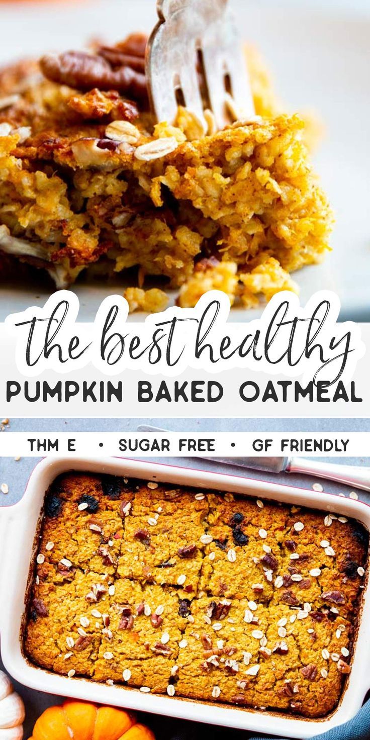 the best healthy pumpkin baked oatmeal recipe is in this post - it - yourself photo