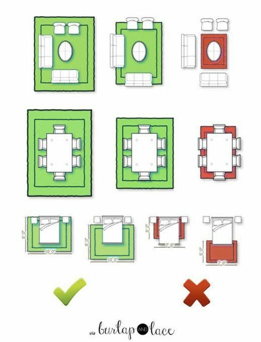 the floor plan for an apartment with four different rooms and two separate areas to each other