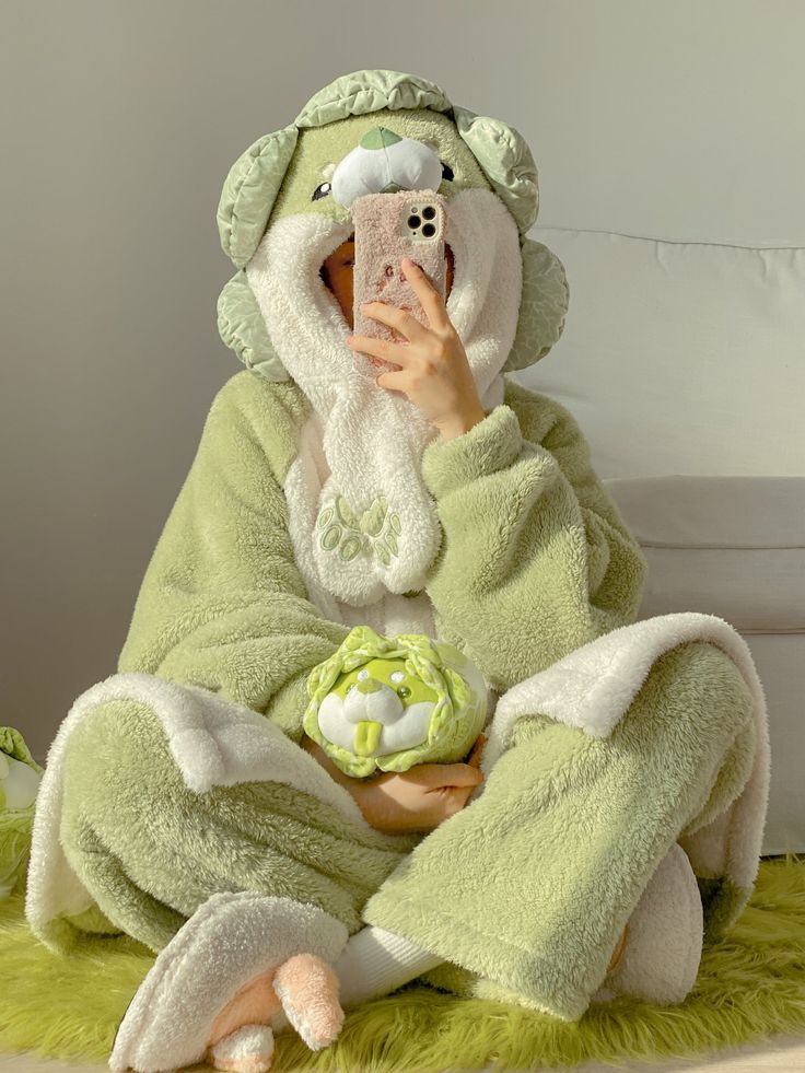 Material: polyester All sizes are in Asia sizes, typically 1 - 2 sizes smaller than EU/US. Please carefully check the size chart below before purchasing. Kawaii Pajamas, Fleece Pajama Pants, Cute Pjs, Cute Sleepwear, Cozy Pajamas, Onesie Pajamas, Style Japonais, Cute Pajamas, Fleece Pajamas