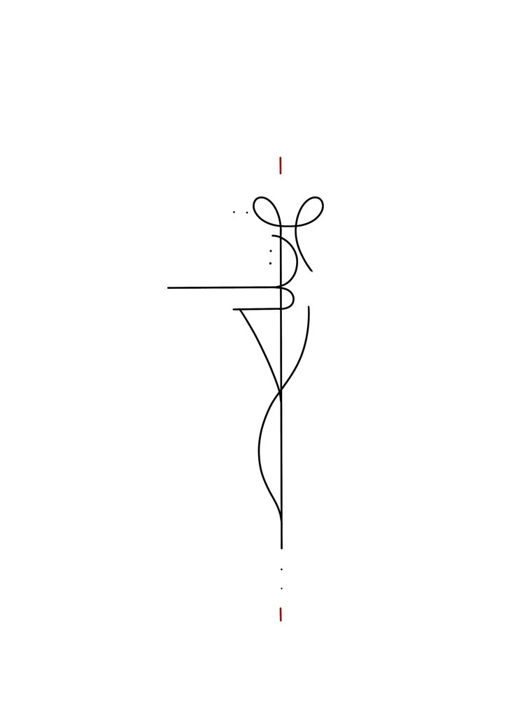 an image of a line drawing with the letter y in it