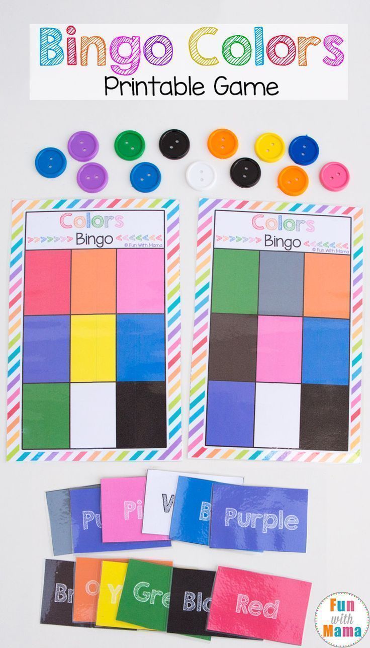 the printable color matching game for kids