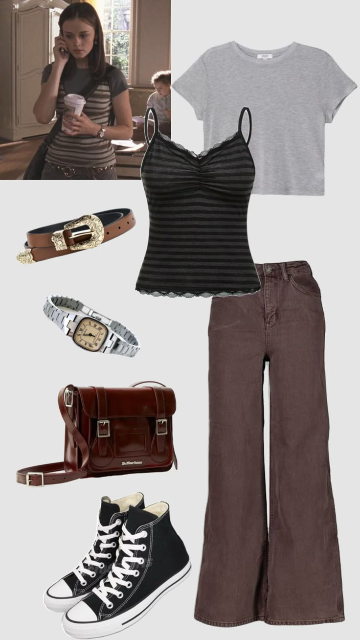 rory gilmore 2000s Fashion Inspiration, Rory Gilmore Style, 80s Inspired Outfits, Gilmore Girls Outfits, University Outfit, Modesty Outfits, Autumn Fits, Casual Preppy Outfits, Cute Lazy Day Outfits