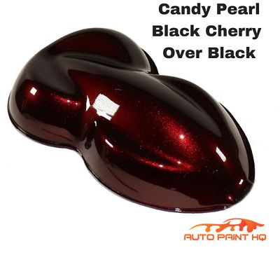 an image of candy pearl black cherry over black