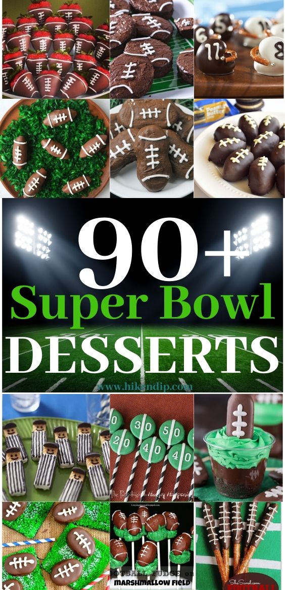 the ultimate collection of super bowl desserts