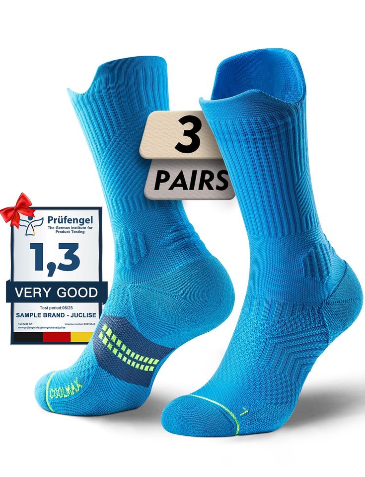 PRICES MAY VARY. 【Flexwrap Compression】: With 15-20mmHg targeted compression for the arch and calf, these socks reduce muscle vibration and fatigue, enhancing performance during your runs, basketball games, tennis matches, golf outings, hiking adventures, and cycling trips. Enjoy quicker recovery times, making them ideal for athletes in any sport. 【Advanced COOLMAX & Organic Bamboo viscose Blend】: Keep your feet dry and fresh with our running socks! The COOLMAX fabric quickly wicks away sweat, w Hiking Adventures, Prevent Blisters, Golf Outing, Cycling Trips, Tennis Match, Muscle Fatigue, Running Socks, Socks For Men, Basketball Games