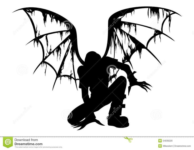 a black and white silhouette of a skateboarder with wings on his back,