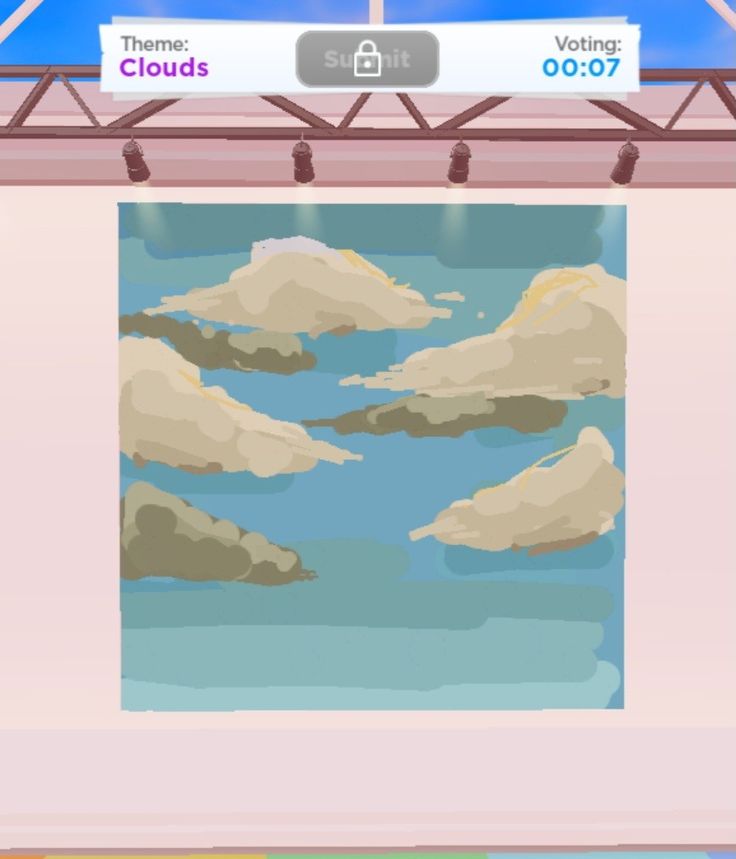 an image of clouds floating in the air on a screen with other screenshots