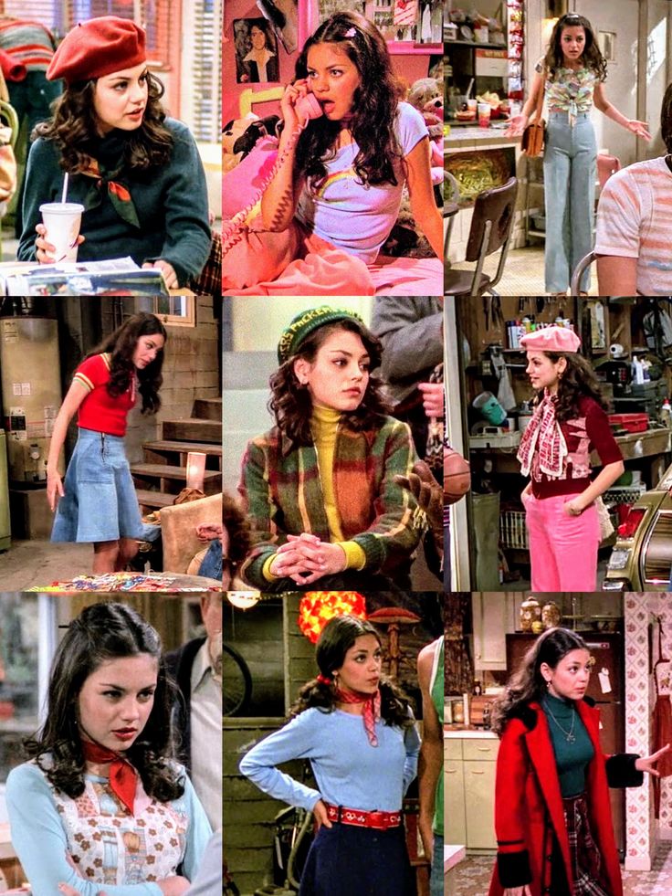 Jackie Burkhart Iconic Outfits, That 70s Show Jackie Aesthetic, That 70s Show Disco Outfits, That 70s Show Mila Kunis Outfits, Mila Kunis 70s Show Outfits, Jackie Kelso Costume, 70s Jackie Burkhart Outfits, That 79s Show Outfits, Jackie The 70s Show