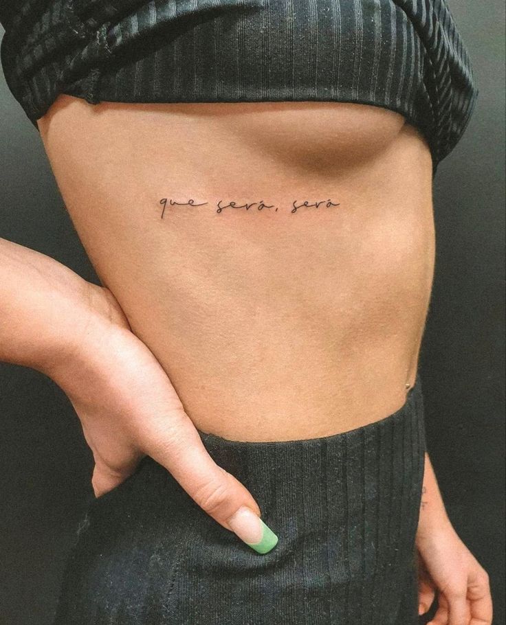 a woman's stomach with the words you are never too written on it