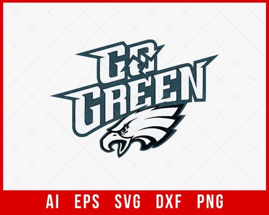 Go Green SVG Philadelphia Eagles Logo Clipart NFL SVG Cut File for ...