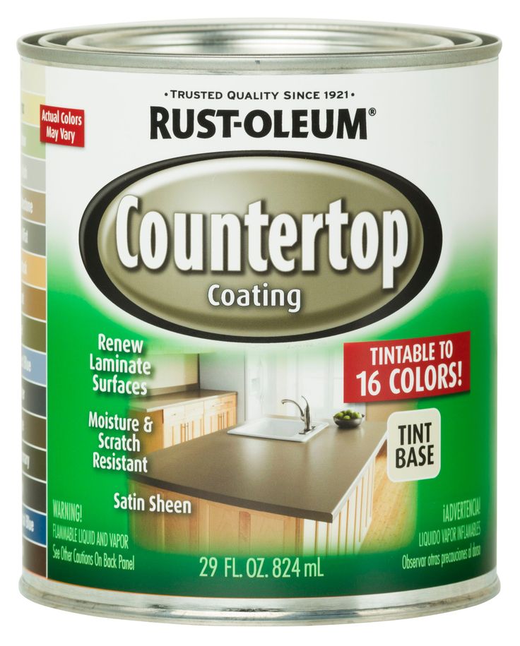 a can of rustoleum countertop coating