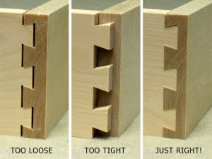 three different types of wood are shown with the same length and width as each piece