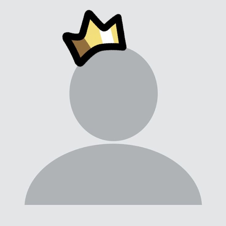 a crown on top of a person's head in the middle of an image