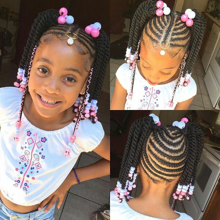 Kid Braid Styles - Back to School Braided Hairstyles for Kids | Black Beauty Bombshells School Hairstyles Kids, Hairstyles Kids Black, Lady Hairstyles, Kids Braids With Beads, Toddler Braids, Kylie Hair, Black Kids Braids Hairstyles, Mixed Girl, Kids Hairstyle