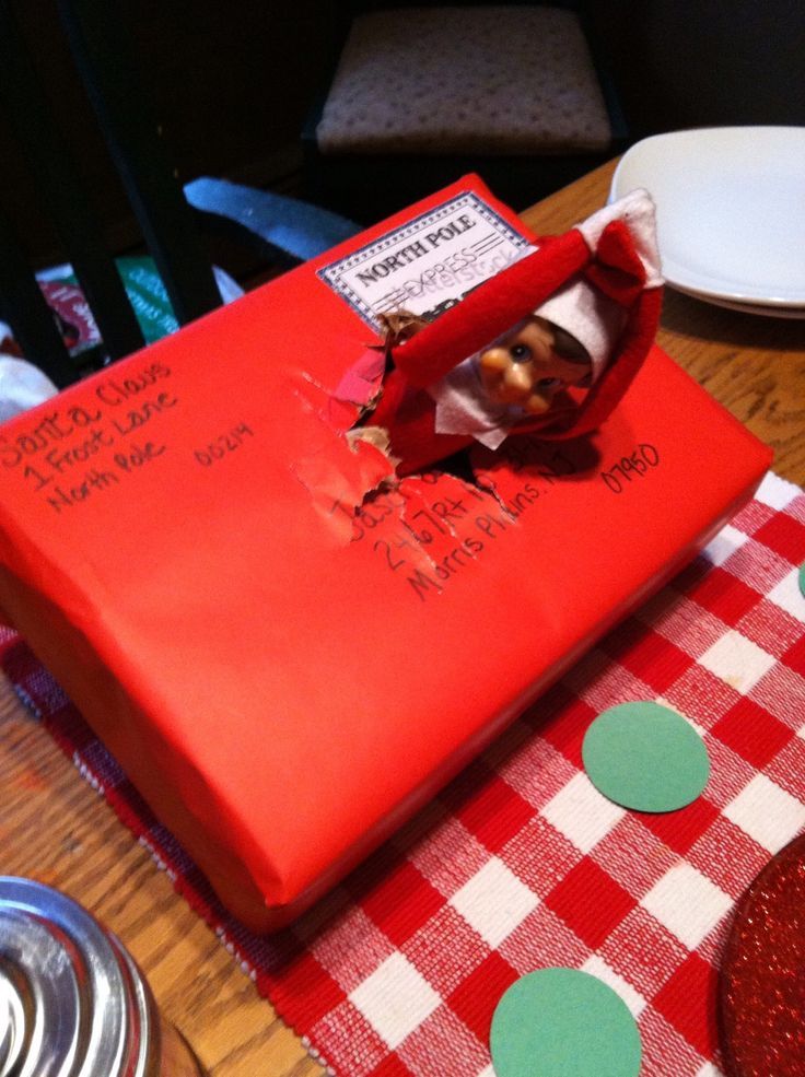 a red bag sitting on top of a table