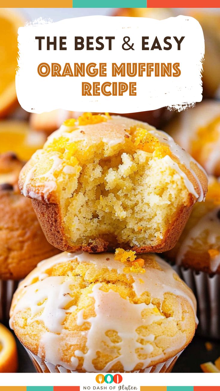 Orange Muffins Orange And Cardamom Muffins, Orange Muffins Pioneer Woman, Orange Glazed Muffins, Orange Juice Muffin Recipe, Vegan Orange Muffins, Muffin Glaze Recipe, Breakfast With Oranges, Orange Muffins Easy, Orange Juice Muffins