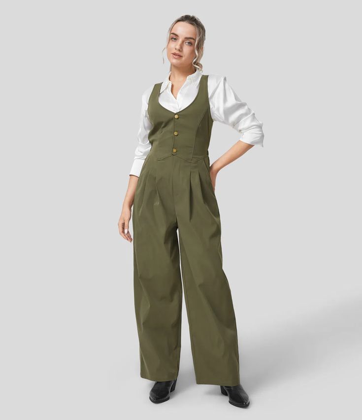 Jumpsuit Outfit Casual, Overalls Outfits, Mid Size Fashion, Jumpsuit Outfit, Bleach Wash, Casual Jumpsuit, Jumpsuit Fashion, Work Outfits, Style Profile