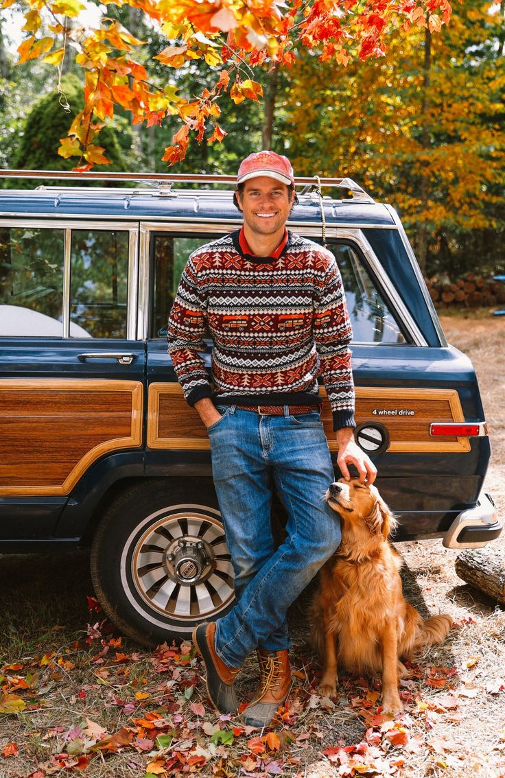 Hallmark Mens Fashion, Vintage Outdoorsy Outfits, Pacific Northwest Style Men, New England Mens Fashion, Mens Americana Style, Kiel James Patrick Fall, Kiel Patrick James, Granola Boy Aesthetic, Granola Guy Aesthetic