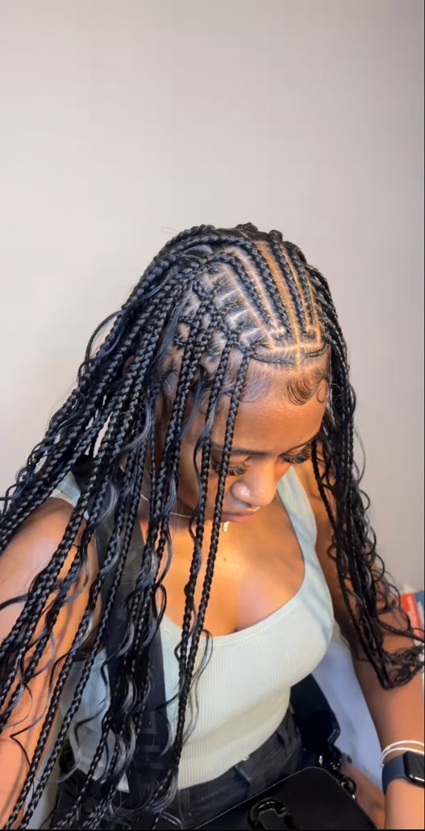 Wedding Hairstyles Straight Hair, Wedding Hairstyles Straight, Braids Up In A Bun, Bangs For Medium Length Hair, Fulani Boho Braids, Summer Braids For Black Women, Mexico Braids, Boho Cornrows, Trending Cornrows