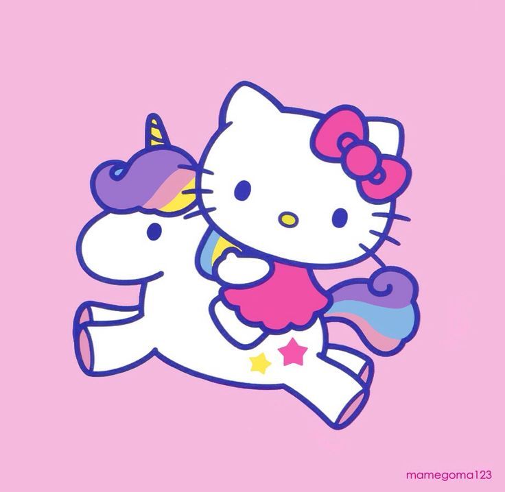 Hello Kitty with her unicorn Hello Kitty Unicorn, Kitty Tattoos, Hello Kitty Pfp, Hello Kitty Imagenes, Kitty Pfp, Images Hello Kitty, Hello Kitty Tattoos, Charmmy Kitty, Hello Kitty Images