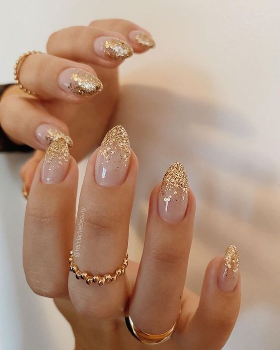 Emerald Nails, Nail Art Simple, Nails Gold, Colorful Nails, Nails Prom, Nails Spring, New Year's Nails, Prom Nails, Xmas Nails